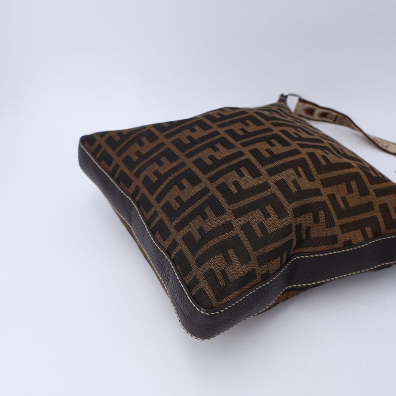 Fendi Zucca Selleria Women's Shoulder Bag