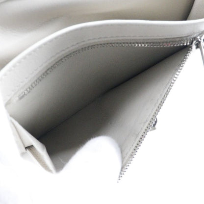 Celine Medium Strap Calf Black/beige Women's Fold Wallet