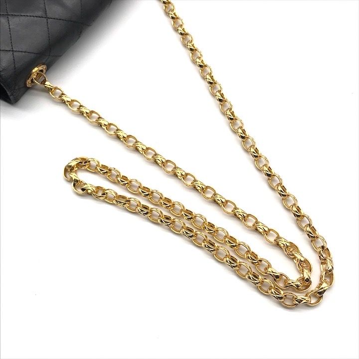 Chanel Quilted Turnlock CC Logo Brilliant Chain Shoulder Bag