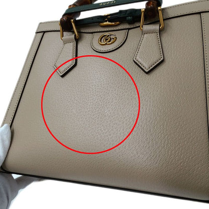 Gucci Bag Women's Brand Handbag Shoulder Bag 2way Diana Small Leather Beige