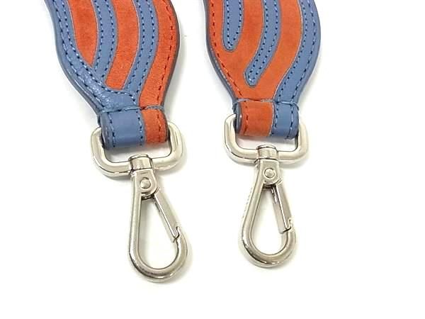 Fendi Strap You Leather Shoulder Strap For Bag Shoulder Strap Light Blue And