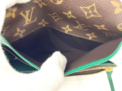 Louis Vuitton Monogram Portefeuille Emilie Zipper Long Wallet M60137 Brown And