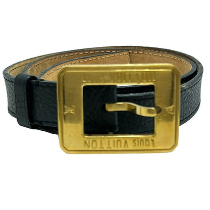 Louis Vuitton Belt 85/34 - Black Leather