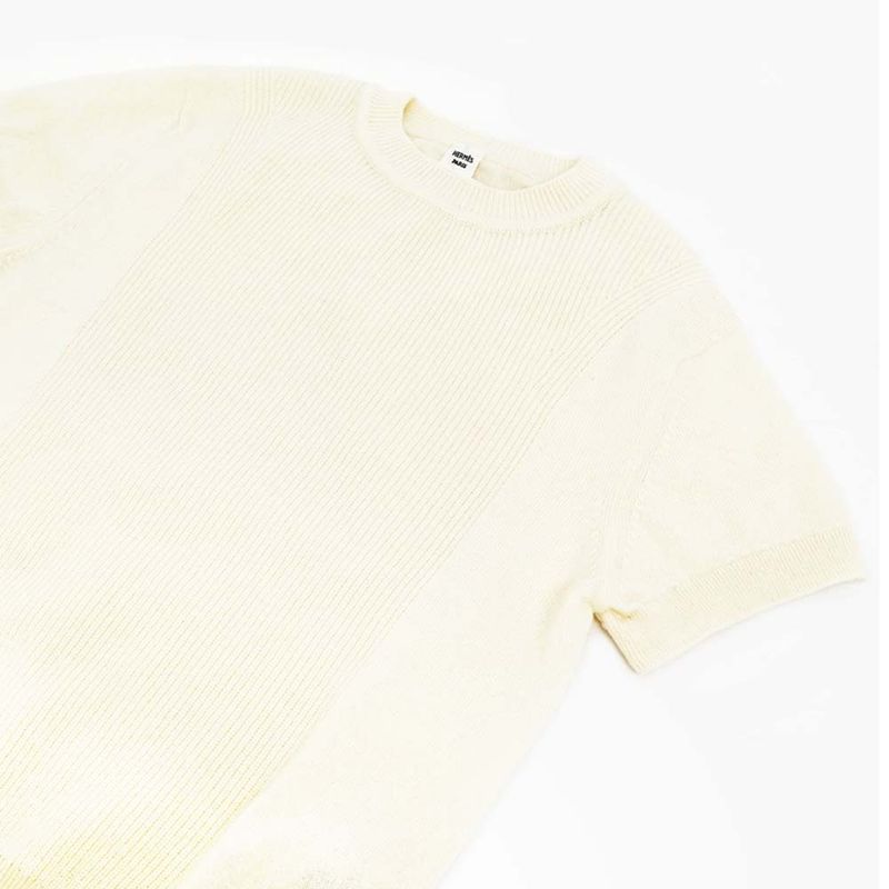Hermes Short Sleeve Knit White Size 36 Cashmere Short Sleeve Women's