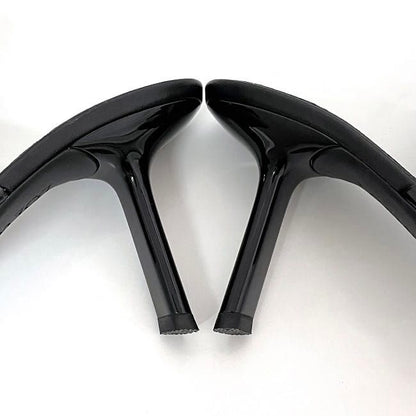 Loewe Mules Petal Flower Sandals Black Clear Excellent Condition