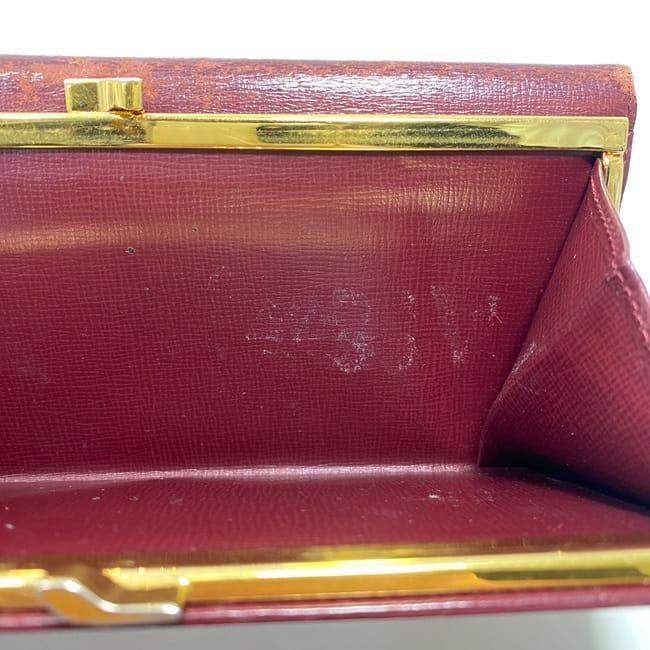 Cartier Trifold Long Wallet Ec22480 Bordeaux Must Wallet