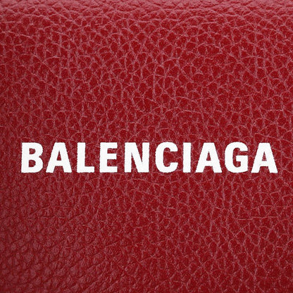Balenciaga Trifold Wallet Cache In Burgundy
