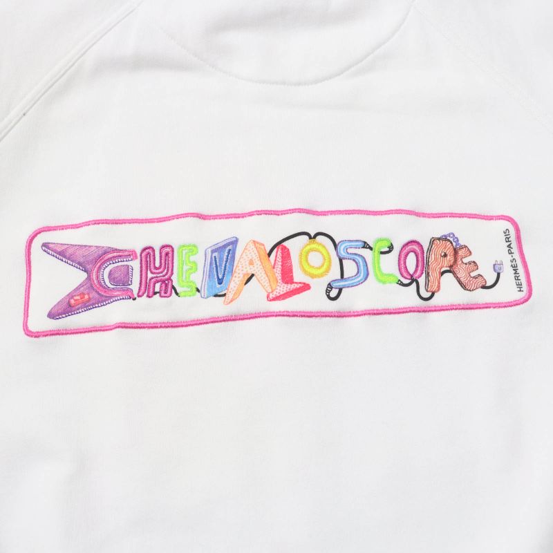 Hermes 23SS 3e4626da Chevaloscope 100% Cotton Embroidered Print Sweatshirt