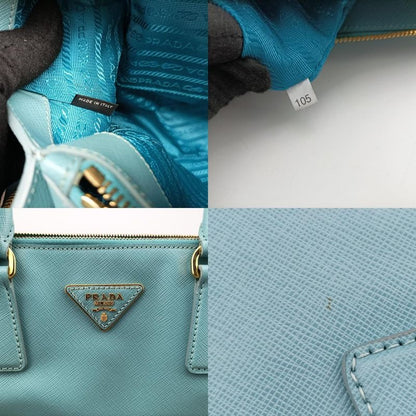 Prada Promenade Blue Saffiano Leather Bl0837105
