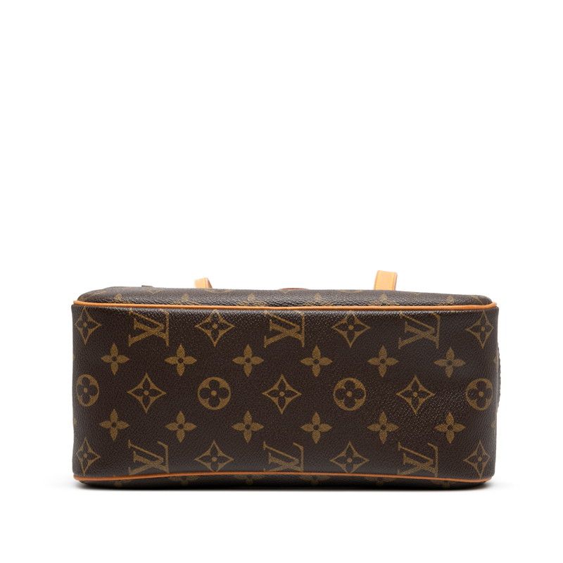 Louis Vuitton Monogram Cité MM Handbag One Shoulder Bag M51182 Brown PVC