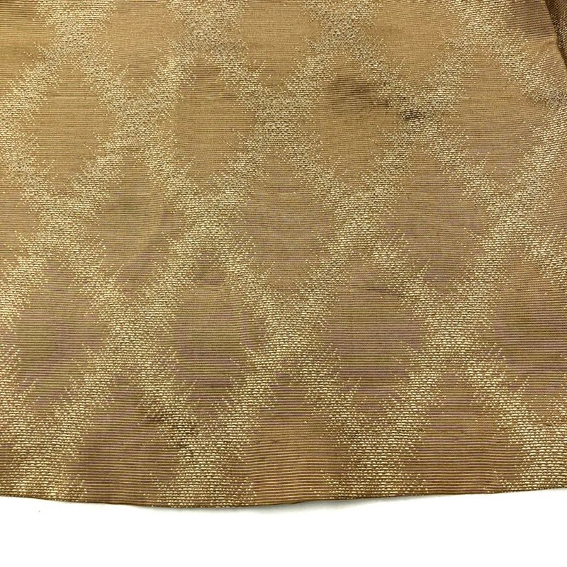 Bottega Veneta Silk Jacquard Skirt Camel Brown 42