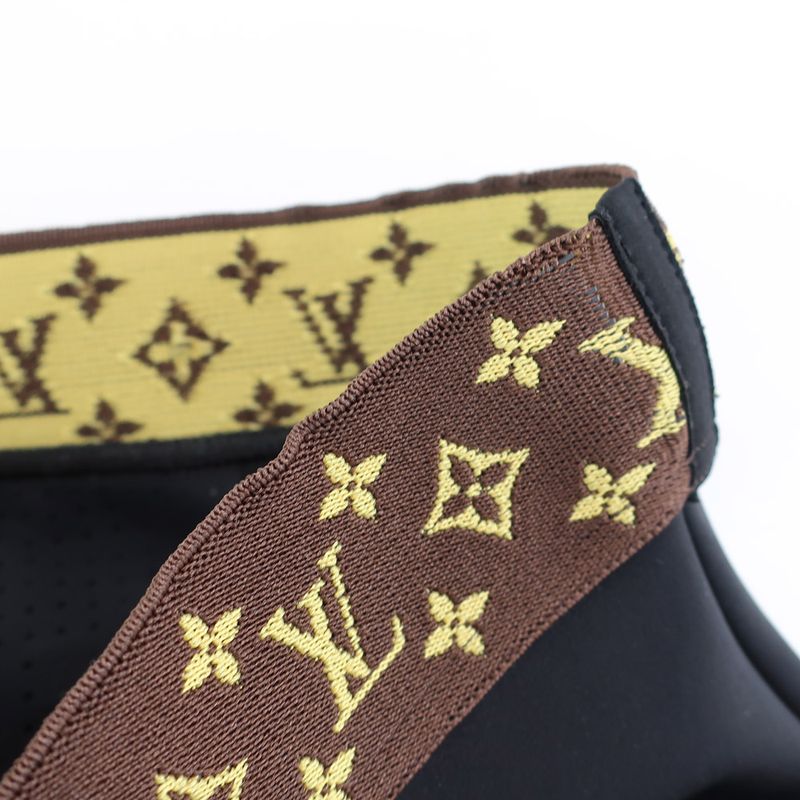 Louis Vuitton Leggings With Elastic Belt Black Size 36 Spats Fashion
