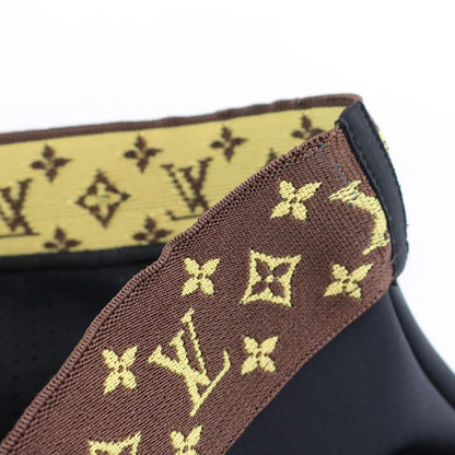 Louis Vuitton Leggings With Elastic Belt Black Size 36 Spats Fashion