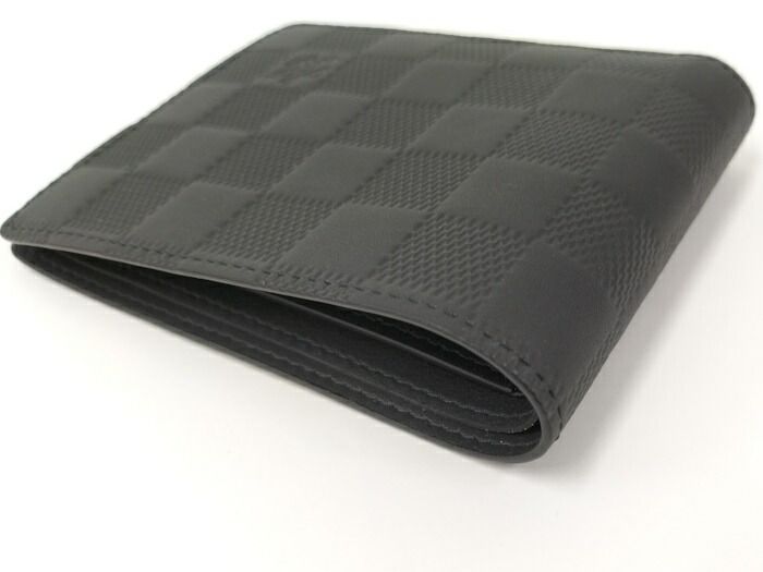 Louis Vuitton Porte Feuille Multiple Fold Billfold Damier Infini N63124