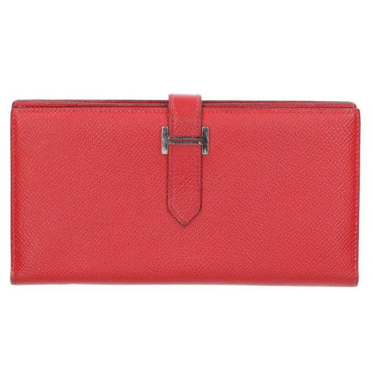 Hermes Bearn Souffle Z Engraved Svhardware Wallet Men's