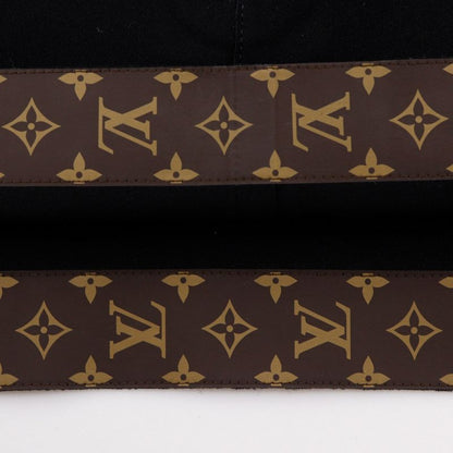 Louis Vuitton Peplum Monogram 1a7vtn Nylon And Polyurethane Black Ladies Tank