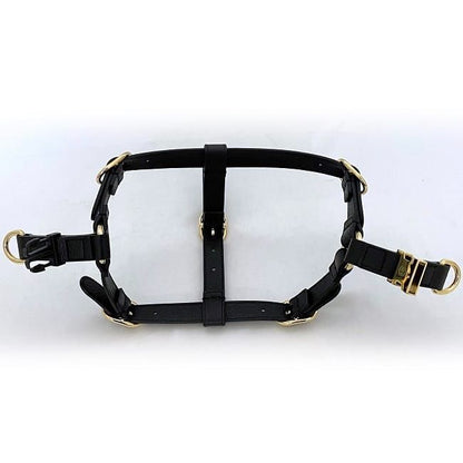 Gucci Harness Black Interlocking 692963 Never Used