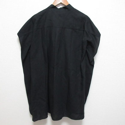 Loewe Pauraz Ibiza Cotton Linen Sleeveless Oversize D Blouse Size S Black