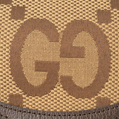 Gucci Shoulder Bag Jumbo GG Canvas Beige