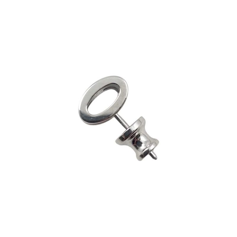 Hermes Earrings Pop Ashe Mini H608002fp65 H Logo Rose Tropic Pink Silver