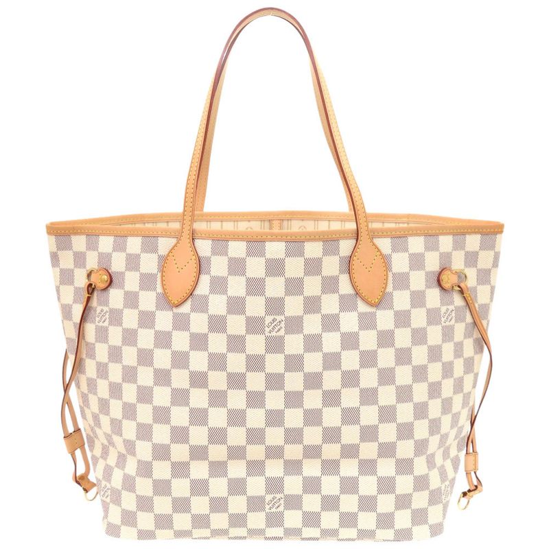 Louis Vuitton Neverfull MM Damier Azure N51107 Tote Bag LV 0562 Louis Vuitton