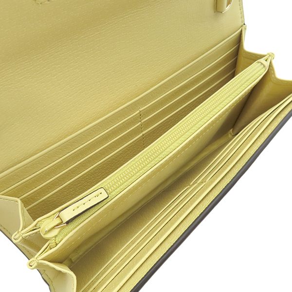 Gucci Chain Wallet GG Jumbo Ophidia Continental Wallet Leather Jumbo GG Canvas