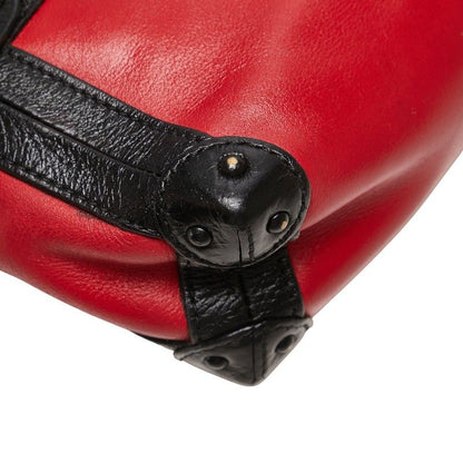 Louis Vuitton Petite Mal Soft MM Red Black Leather Women Louis Vuitton