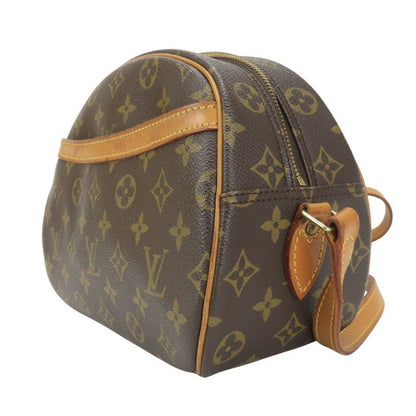Louis Vuitton Shoulder Bag Blois M51221 Monogram Nubuck Brown Crossbody