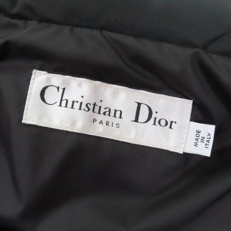 Christian DIOR 457c71a2968 DIOR Alps Oblique Cottoned Puffer Vest Navy Tone 38