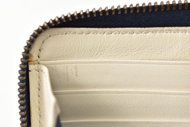 Gucci Wallet Gucci Long Wallet GG Marmont GG Marmont Quilted Leather White Navy