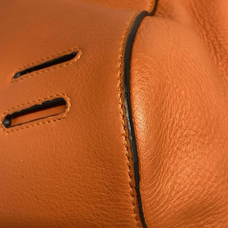 Loewe One Shoulder Bag Anton Backpack 30710l72 Orange Leather