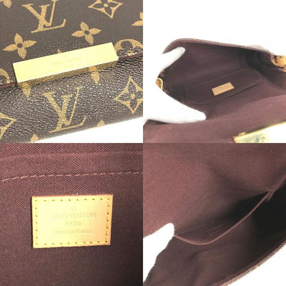 Louis Vuitton Shoulder Bag Favorite PM M40717 Monogram Canvas Brown
