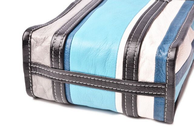 Balenciaga Brand Bag Preowned Handbag Shoulder Bag Bazar Shopper XS 452458 Blue