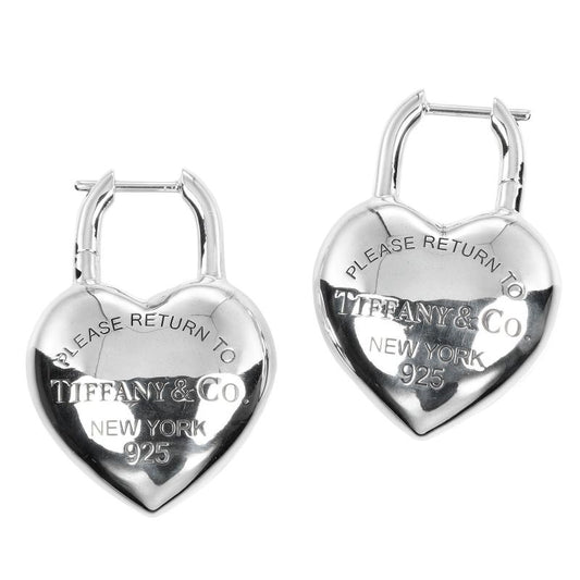 Tiffany & Co Return To Tiffany & Co Full Heart 925 Silver Ladies 22g Earrings