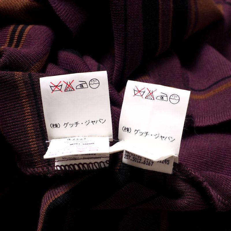 Gucci Ensemble Size M Knit Short Length Cardigan Short Sleeve Sweater Tops