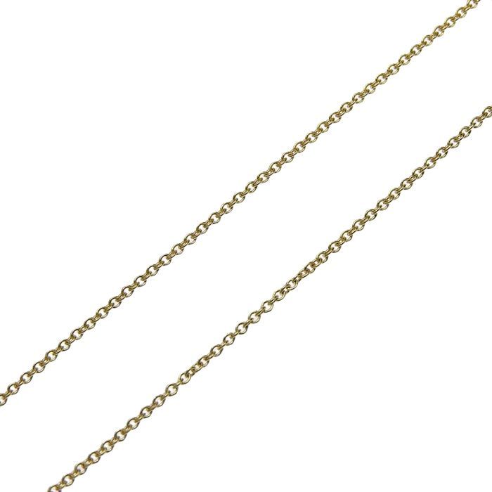 Tiffany & Co Jean Schlumberger Diamond Necklace 18K Yellow Gold Pt950 750