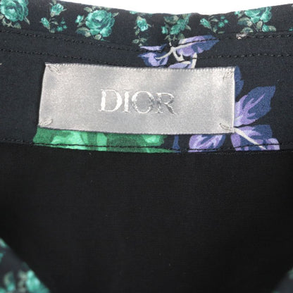  DIOR Homme 293c517a5679 100% Cotton Floral Print Flap Short Sleeve Short