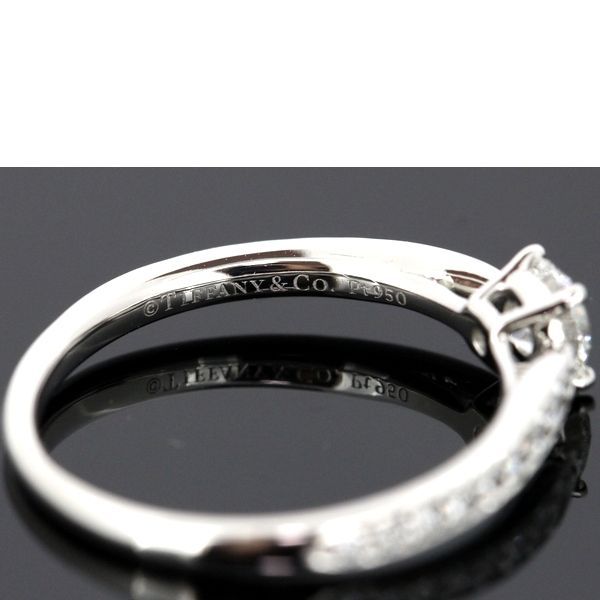 Tiffany & Co Harmony 030ct F-vs1-3ex Diamond Ring Pt950