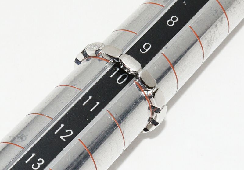 Chanel Pt950 Diamond 2P (approx 002ct) Première Promes Wedding Ring Width 25mm