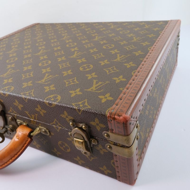 Louis Vuitton President Briefcase M53012 Monogram Canvas Brown Unisex Business