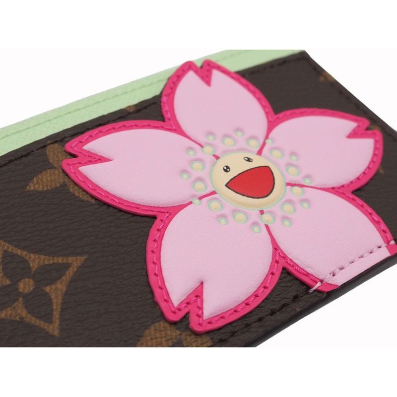 Louis Vuitton LV X Tm Card Case Porte Culte Surple Cherry Blossom