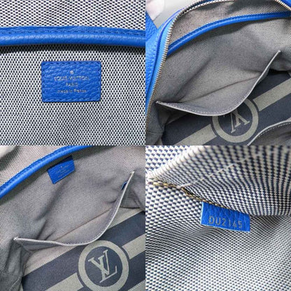 Louis Vuitton Dora Soft MM M50472 Shoulder Bag 2WAY Blue Silver-hardwar