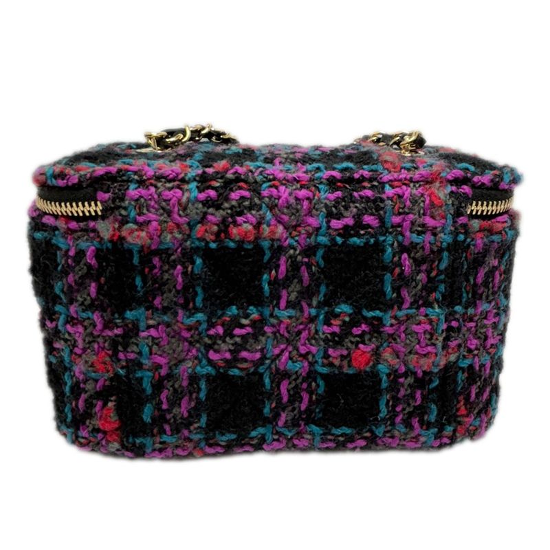 Chanel Tweed Classic Vanity Chain Shoulder Multicolor