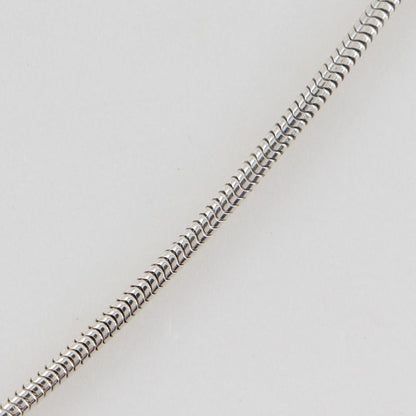 Chanel Icon NO.5 Clover Snake Chain Silver 925 Ladies 12.1g Necklace