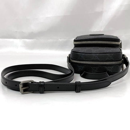 Gucci Shoulder Bag F21810 Black Interlocking