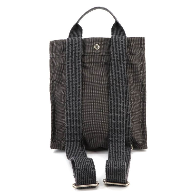 Hermes Her Line Sac Ad PM Backpack Sac Backpack Canvas Gray Her Line Ad PM