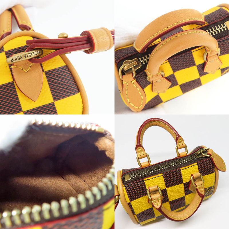 Louis Vuitton Pouch Damier Pop Mini Speedy M01694 Yellow - Gdhardware