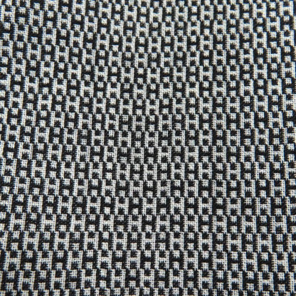 Hermes Vintage Wool Silk Blend Margiela Period H Pattern Pants Gray Black 34