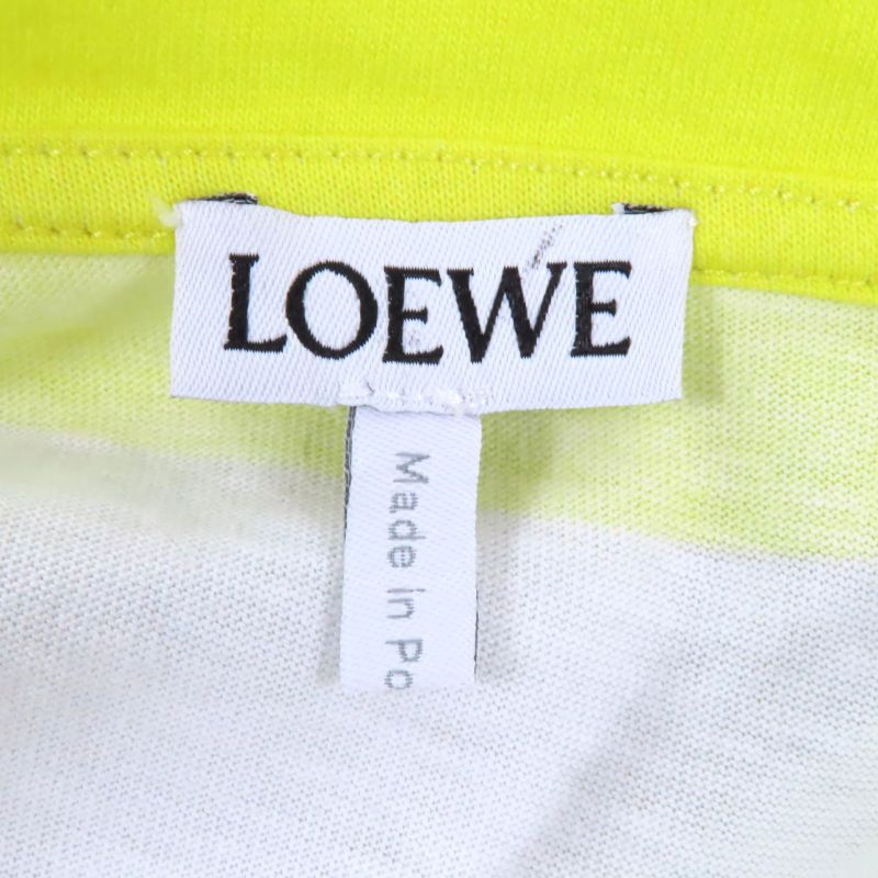 LOEWE S359y22x39 100% Cotton Anagram Embroidered Crew Neck Short Sleeve T-shirt