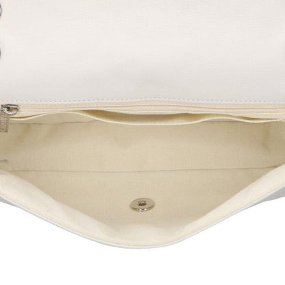 Chanel Elementary Chic Flap Lambskin Chain Shoulder Bag Women